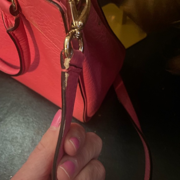 Kate Spade Fuchsia Textured Satchel - Picture 7 of 9